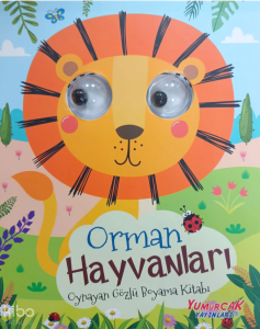 Oynayan Gözlü Boyama Kitabı – Orman Hayvanları