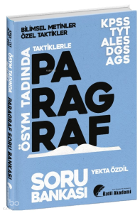 Özdil Akademi KPSS MEB-AGS ALES DGS TYT Paragraf Taktiklerle ÖSYM Tadında Soru Bankası