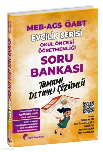 Özdil Akademi ÖABT MEB-AGS Okul Öncesi Öğretmenliği Soru Bankası Çözümlü Evcilik Serisi
