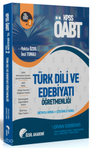 Özdil Akademi ÖABT Türk Dili ve Edebiyatı 2 Kitap Divan Edebiyatı Konu Anlatımlı Soru Bankası