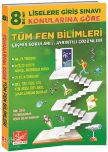 Özgül Yayınları 8. Sınıf LGS Konularına Göre Tüm Fen Bilimleri Çıkmış Sorular ve Ayrıntılı Çözümleri Özgül 