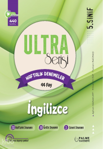 Palme 5.Sınıf Ultra İngilizce Haftalık Denemeler;44 Föy