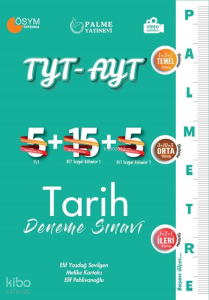 Palmetre TYT AYT Tarih Deneme Sınavı Serisi