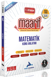Paraf 2028 Maarif Matematik Konu Anlatımı (2. Modül)