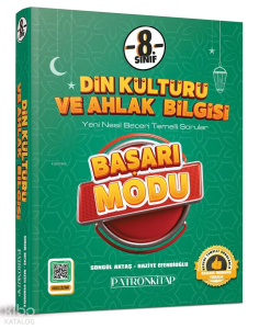 Patron Kitap Başarı Modu - Din Kültürü ve Ahlak Bilgisi 8. Sınıf