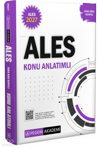 Pegem Akademi 2027 ALES Konu Anlatımlı (Video Ders Hediyeli)