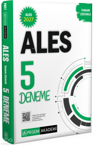 Pegem Akademi 2027 ALES Tamamı Çözümlü 5 Deneme