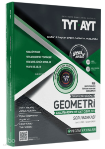 Pegem Akademi TYT-AYT Geometri Analitik Geometri-Katı Cisimler Soru Bankası