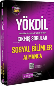 Pegem Yayınları 2026 YÖKDİL Sosyal Bilimler Almanca Çıkmış Sorular