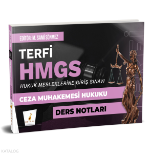 Pelikan Yayınevi Terfi HMGS Ceza Muhakemesi Hukuku Ders Notları