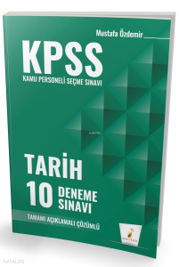 Pelikan Yayınları 2026 KPSS Tarih 10 Deneme Sınavı