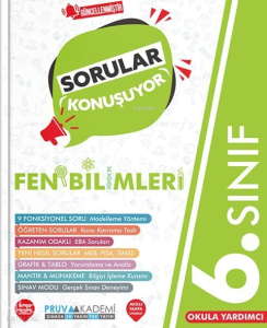 Pruva Akademi 6. Sınıf Fen Bilimleri Sorular Konuşuyor Soru Bankası