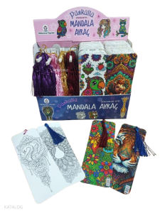 Püsküllü Mandala Ayraç Çocuklar İçin (400 Ayraç)