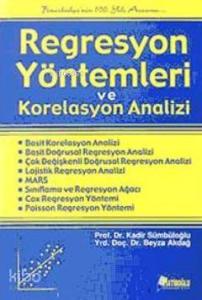 Regresyon Yöntemleri ve Korelasyon Analizi