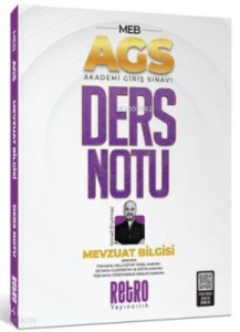 Retro Yayıncılık AGS Mevzuat Bilgisi Ders Notu
