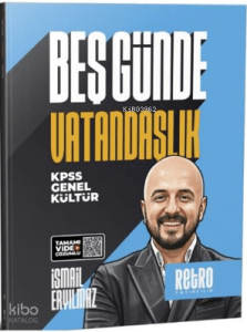 Retro Yayıncılık KPSS Genel Kültür Beş Günde Vatandaşlık Kamp Kitabı