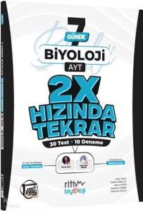 Ritim Biyoloji AYT Biyoloji Ders Platosu 7 Günde 2X Hızında Tekrar Deneme