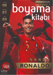 Ronaldo - Sticker ve Kart Hediyeli Boyama Kitabı