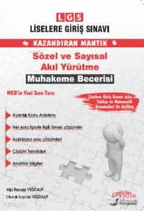 Rota Yayınları 8. Sınıf LGS Kazandıran Mantık Sözel ve Sayısal Akıl Yürütme Muhakeme Becerisi Soru Bankası RTY Rota 