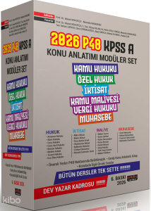 Savaş Yayınevi 2026 P48 KPSS A Grubu Tüm Dersler Konu Anlatımlı Tek Kitap