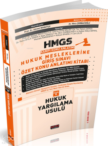 Savaş Yayınevi HMGS Özet Konu Anlatımı Hukuk Yargılama Usulü