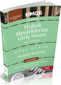 Savaş Yayınevi HMGS Ticaret Hukuku Soru Bankası