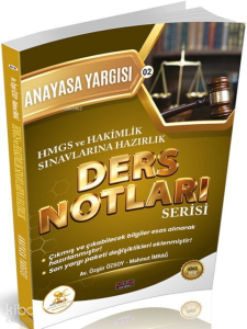 Savaş Yayınları HUKAL HMGS HAKİMLİK Anayasa Yargısı Ders Notları