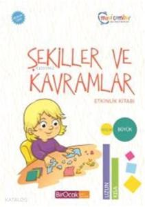 Şekiller ve Kavramlar Etkinlik Kitabı - Mavi Çember (48 Ay ve Üzeri / Spiralli)