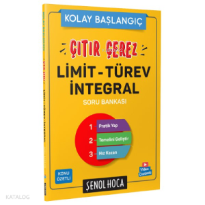 Şenol Hoca Yayınları Çıtır Çerez Limit Türev İntegral