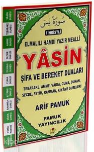 Şifa ve Bereket Duaları (Yas-110, Dergi Boy, Şamua, Fihristli); Elmalılı Hamdi Yazır Mealli Yasin, Tebarake, Amme