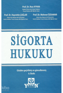 Sigorta Hukuku Ders Kitabı