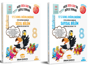 Sinan Kuzucu 2026 LGS İkinci Doz 12'li Genel Değerlendirme Sınavı Seti (Sözel - Sayısal)