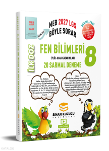Sinan Kuzucu 8. Sınıf LGS İlk Doz Fen Bilimleri Sarmal Deneme