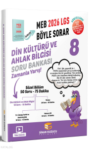 Sinan Kuzucu Yayınları 2026 8. Sınıf LGS Din Kültürü ve Ahlak Bilgisi Soru Bankası
