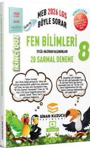 Sinan Kuzucu Yayınları 8. Sınıf İkinci Doz Sarmal Branş Denemeleri Fen Bilimleri 2026 LGS