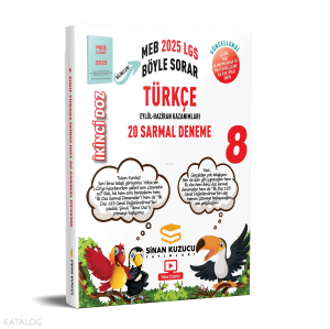 Sinan Kuzucu Yayınları 8. Sınıf İkinci Doz Sarmal Branş Denemeleri Türkçe ( 2025 LGS )
