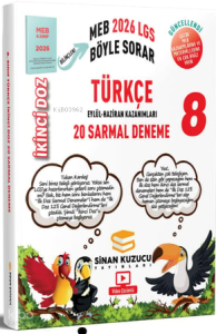 Sinan Kuzucu Yayınları 8. Sınıf İkinci Doz Sarmal Branş Denemeleri Türkçe 2026 LGS
