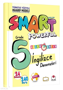 Smart English Grade 5 Powerful Quıck Check İngilizce Denemeleri