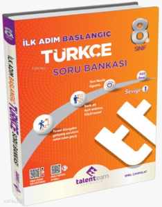 Talentteam Yayınları 8. Sınıf TT Türkçe Başlangıç Soru Bankası