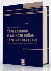 Tapu Kaydının İptalinden Doğan Tazminat Davaları