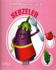 Tekerlemeli Boyama Kitapları 1 - Sebzeler