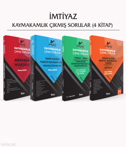 Temsil Kitap İmtiyaz Kaymakamlık Çıkmış Sorular 4'lü Set (2025)