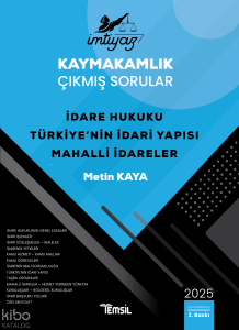 Temsil Kitap Yayınları İmtiyaz Kaymakamlık Çıkmış Sorular İdare Hukuku Türkiyenin İdari Yapısı Mahalli İdareler
