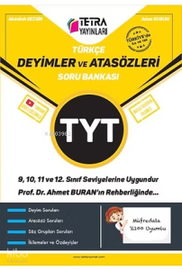 Tetra Yayınları TYT Türkçe Deyimler Ve Atasözleri Soru Bankası