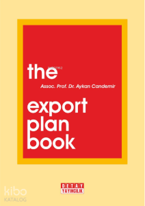 The Export Plan Book - İhracat Planı Kitabı
