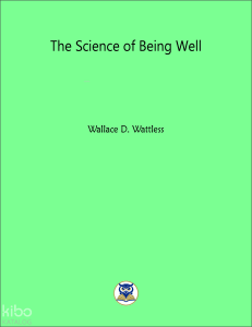 The Science of Being Well