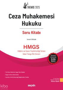THEMIS 2025  – Ceza Muhakemesi Hukuku Soru Kitabı;Hakim ve Savcı Yardımcılığı Sınavı - İdari Yargı Ön Sınavı