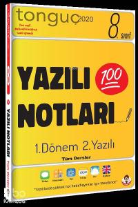 Tonguç Yayınları 8. Sınıf LGS 1. Dönem 2. Yazılı Notları Tonguç 