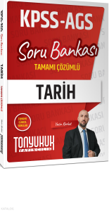 Tonyukuk Yayıncılık KPSS-AGS Tarih Tamamı Çözümlü Soru Bankası