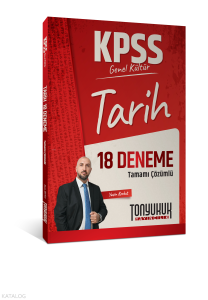 Tonyukuk Yayıncılık KPSS Genel Kültür Tarih Tamamı Çözümlü 18 Deneme